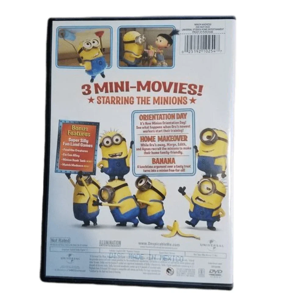 Despicable Me 2 and Minions 2 Disc DVD Animated Movie Bundle Gru Children Family - Picture 5 of 5